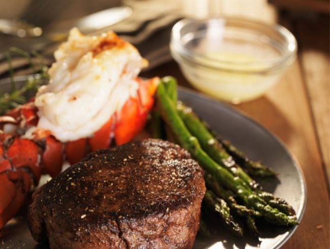 Steak and Lobster